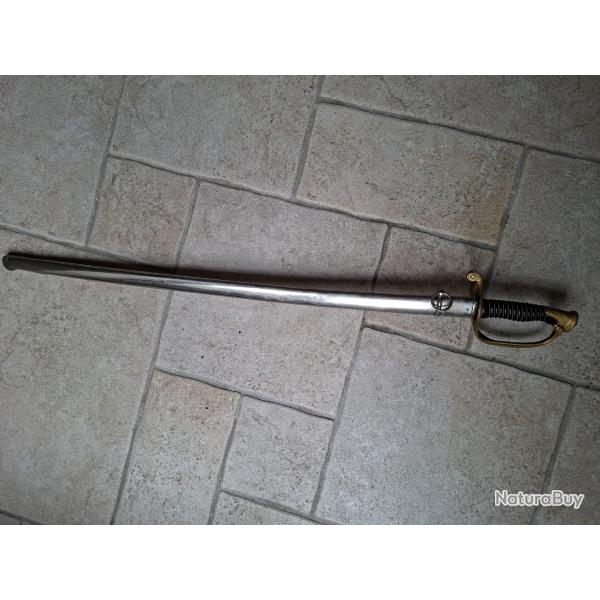 Superbe sabre r�glementaire d'officier d'infanterie mod�le 1845/1855