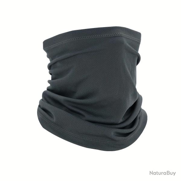 Cache-Cou Gris Anthracite Respirant Polyester