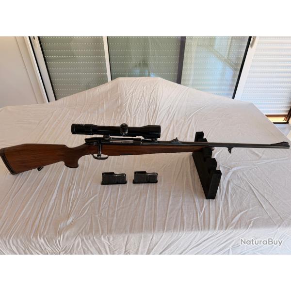 CARABINE BATTUE STEYR MANNLICHER LUXUS - 7X64 - ZEISS DIAVARI-Z 1,5-6X42 + 2 CHARGEURS