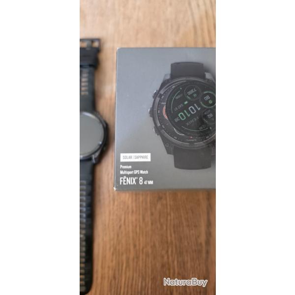 Montre Garmin fenix 8 47mm solar occasion
