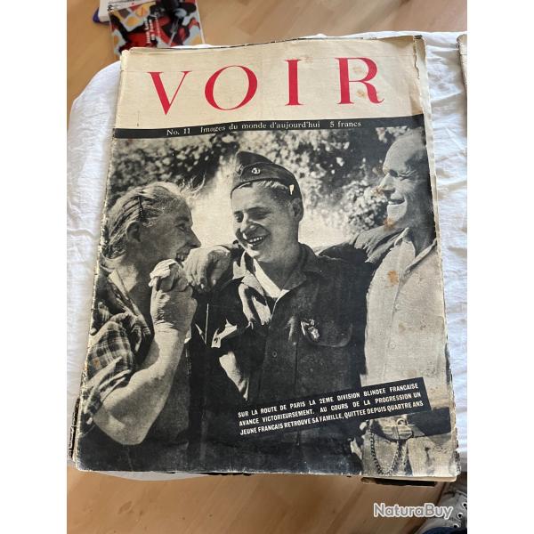 2 magazines VOIR liberation ww2 n11 & 12