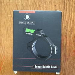 Niveau &agrave; bulle pour lunette DISCOVERYOPT  Compatible avec les tubes de 25,4 mm/30/34