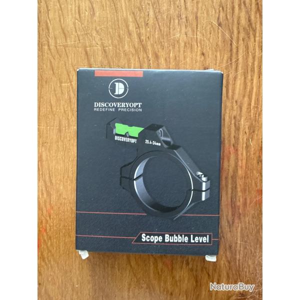 Niveau � bulle pour lunette DISCOVERYOPT  Compatible avec les tubes de 25,4 mm/30/34