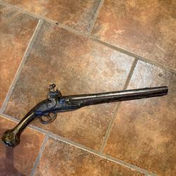 Pistolet &agrave; silex oriental - Travail des Balkans Ottomans, 19&egrave;me si&egrave;cle