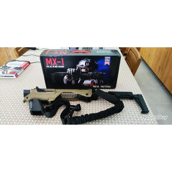 Kit de conversion MX1 pour Glock - Meta Tactical - TAN avec Rail Inf�rieur + Accessoires