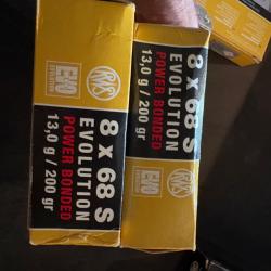 2 bo&icirc;tes RWS  8x68s