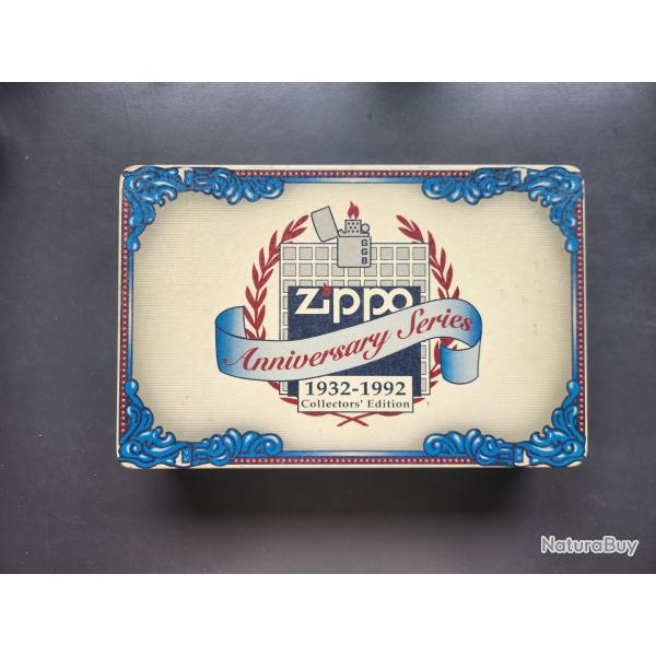 Coffret de six Zippo collection - 60e anniversaire (1932-1992) - Edition limit�e