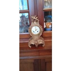 Cartel horloge bronze AD Mougin d&eacute;but XXeme