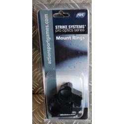 Anneaux de Montage STRIKE SYSTEMS pro optics series - ASG - Diam 25.4 x 21 x 11 mm