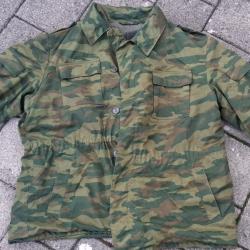 AUTHENTIQUE VESTE CAMOUFLAGE FLORA VSR 98 TAILLE L/XL BON &Eacute;TAT