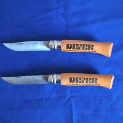 2 Couteau Opinel Savoie-France num&eacute;ro 8