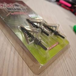 Lot de 3 lames de chasse - spider broahead