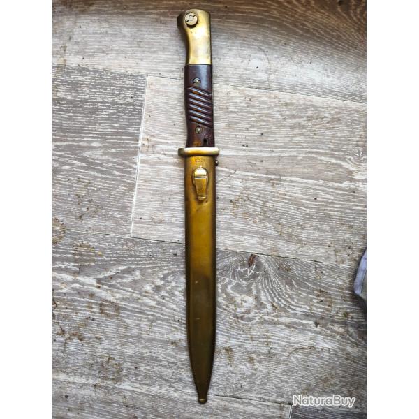 Belle ba�onnette mother coq 98- E .8F.HORSTOR 1943 fourreau �lite diamant 1940 l'homme parfaitement