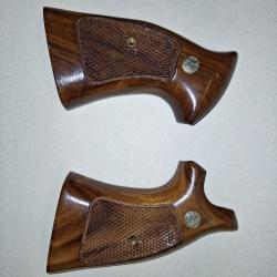 Plaquettes bois Smith & Wesson