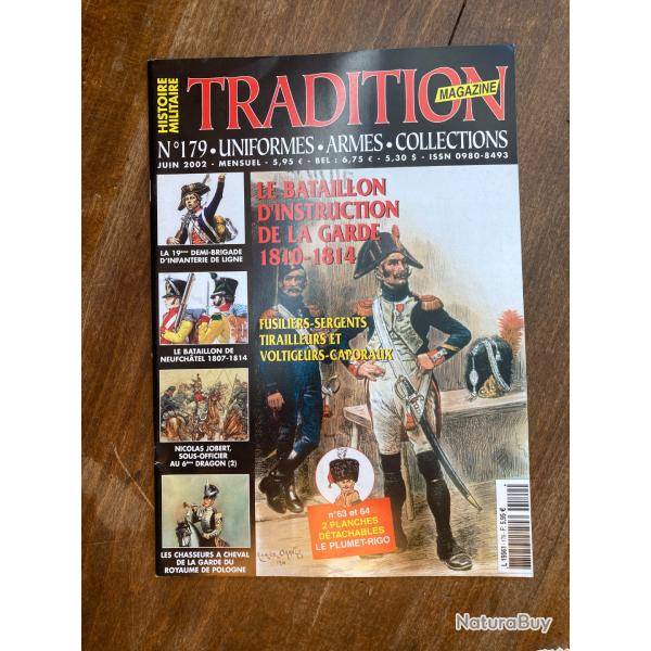 Tradition magazine, histoire militaire n�179 - uniformes, armes, collections 179
