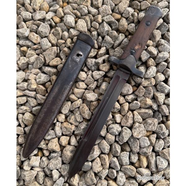 Ba�onnette Carcano M38 3eme Type Pliante Rendu Fixe Italie WW2