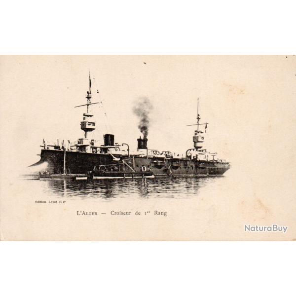 Carte postale ancienne - Croiseur L'Alger -N�8934