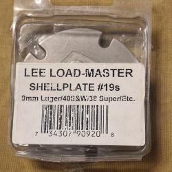 Shell Plate 19S LEE pour LOAD MASTER - HILMAR SUPER DESTOCK !!!