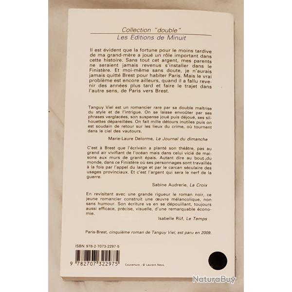 Livre "Paris-Brest" de Tanguy Viel