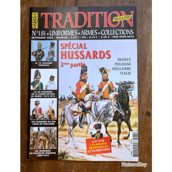 Tradition magazine, histoire militaire n�181 - uniformes, armes, collections 181