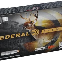 ! EN PROMO ! Munitions FEDERAL cal.270win trophy bonded 9.7g 140gr par 60