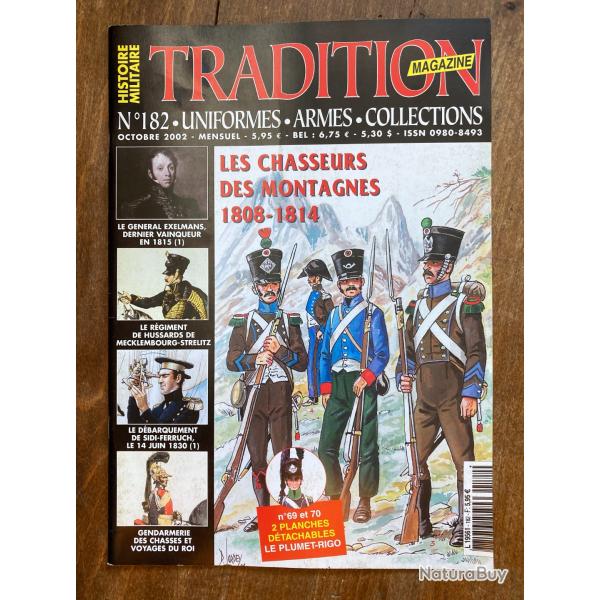 Tradition magazine, histoire militaire n�182 - uniformes, armes, collections 182