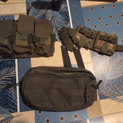 vente poche molle airsoft type m4 ; fourre tout ; cartouchi&egrave;re