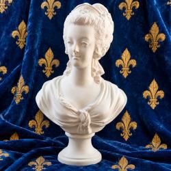 Buste Marie-Antoinette Reine de France Sculpture D&eacute;corative Style XVIIIe Si&egrave;cle