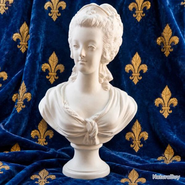 Buste Marie-Antoinette Reine de France Sculpture D�corative Style XVIIIe Si�cle