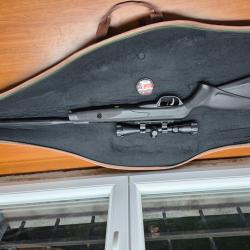 Carabine air comprim&eacute; gamo Black bull avec lunette BSA