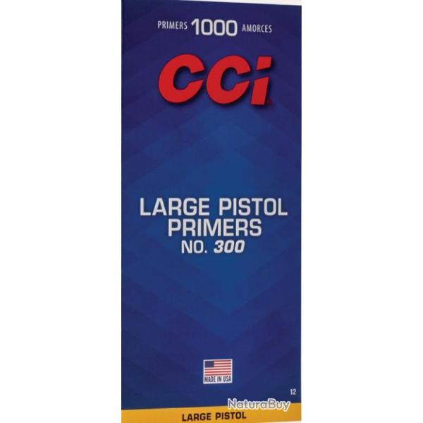 Amorce CCI standard 300 large pistol par 1000