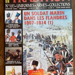 Tradition magazine, histoire militaire n&deg;185 - uniformes, armes, collections 185