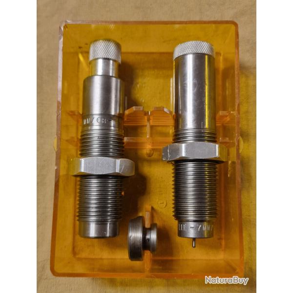 Jeu de 2 outils LEE Collet Dies cal. 7mm/08 - SUPER OCCAZ HILMAR !!!