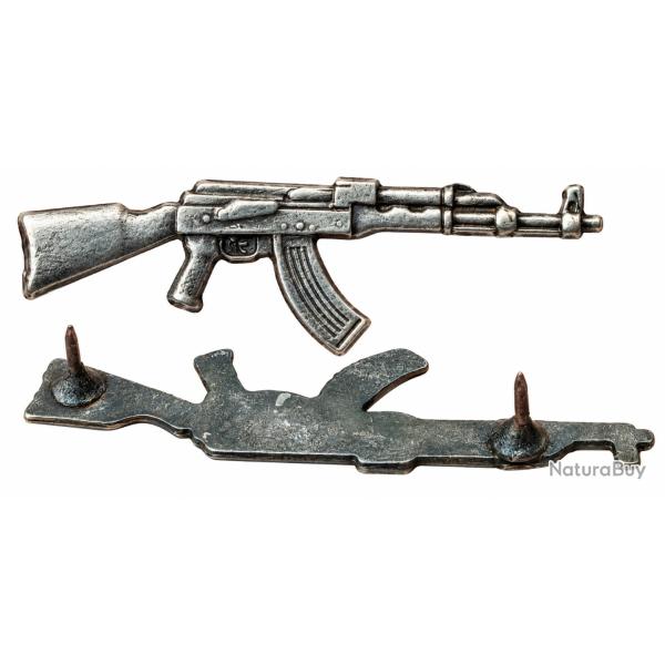 Pin's AK-47 Kalachnikov Russe - Fusil d'Assaut Sovi�tique - Militaria - 55x15mm