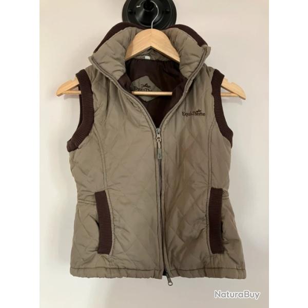 Gilet matelass� sans manches EquiTh�me - Taille XS - Tr�s bon �tat