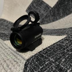 Aimpoint Micro H2 2 MOA Embase Weaver + cl&eacute; Aimpoint inclusEtat neuf