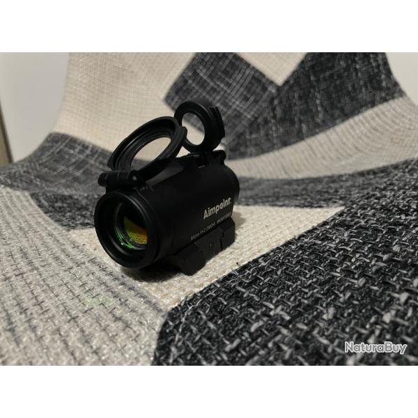 Aimpoint Micro H2 2 MOA Embase Weaver + cl� Aimpoint inclusEtat neuf