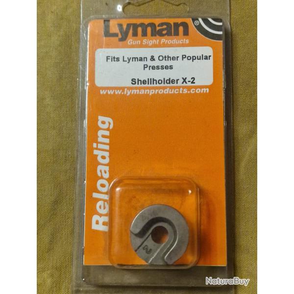 Shell Holder X2 LYMAN - HILMAR SUPER DESTOCK !!!