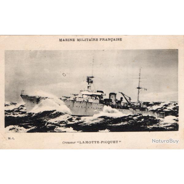 Carte postale Marine Militaire Fran�aise croiseur Lamotte-Picquet -N�8935