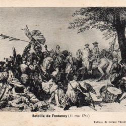 Carte postale - Bataille de Fontenoy (1745) - Horace Vernet -N&deg;8943