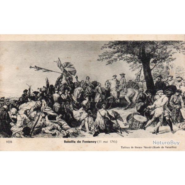 Carte postale - Bataille de Fontenoy (1745) - Horace Vernet -N�8943