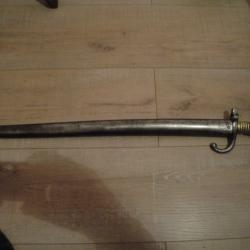 BAIONNETTE CHASSEPOT DE PRISE AVEC MARQUAGES ET FOURREAU MODIFIE