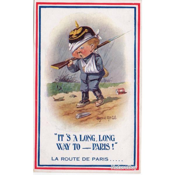Carte postale illustr�e par Donald McGill - Premi�re Guerre mondiale 1915 -N�8946