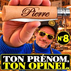 Couteau Opinel n&deg;8 inox personnalis&eacute; pr&eacute;nom - cadeau papa grav&eacute;