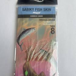 Ragot Sabiky Fish Skin - 6 hame&ccedil;ons n&deg;8 - 0,35 mm - Neuf 33BFLFS08