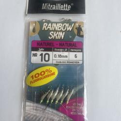 Ragot Rainbow Skin Naturel - 6 hame&ccedil;ons n&deg;10 - 0,18 mm - Neuf RG4421024