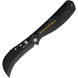 Couteau WithArmour Hortus Lame Acier VG-10 Manche Micarta Noir Pin-Lock WARHY12860BK