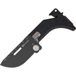 Couteau WithArmour UltraThin Lame Acier 14C28N Manche G10 Noir DAV Lock WAR2418BK