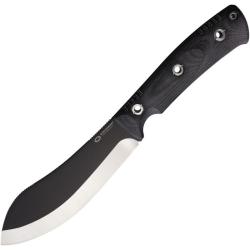 Couteau Fixe WithArmour Big Muk Lame Acier 1095 Manche Micarta Noir &Eacute;tui Kydex WAR2306125BK