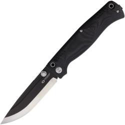 Couteau WithArmour Woodlands F Lame Acier VG-10 Manche Micarta Noir Pin-Lock WAR2303F55BG